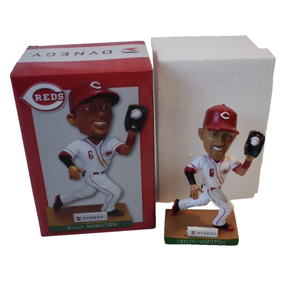 Cincinnati Reds SGA 7/15/2017 Billy Hamilton Bobblehead Baseball MLB Dynegy